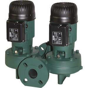 Pompe en ligne double KLM 80/300T à brides DN80 HMT 3 mCE chauffage et climatisation et sanitaire - THERMADOR DKLM80300T 
