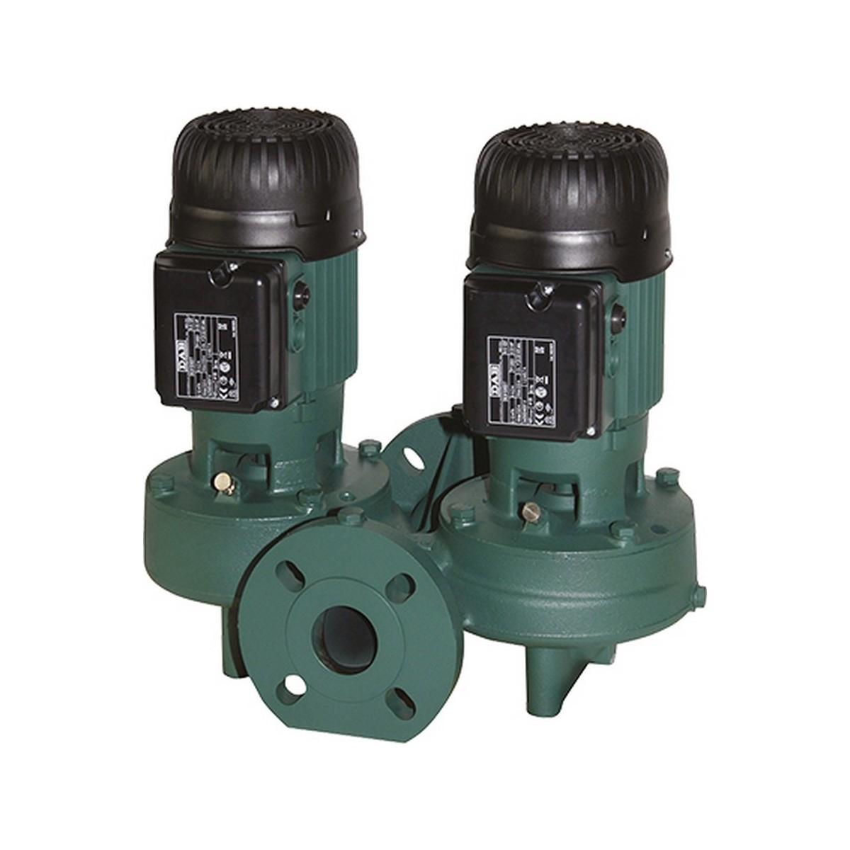 Pompe en ligne double KLP 40/1200T à brides DN40 HMT 12 mCE chauffage et climatisation et sanitaire - THERMADOR DKLP401200T 