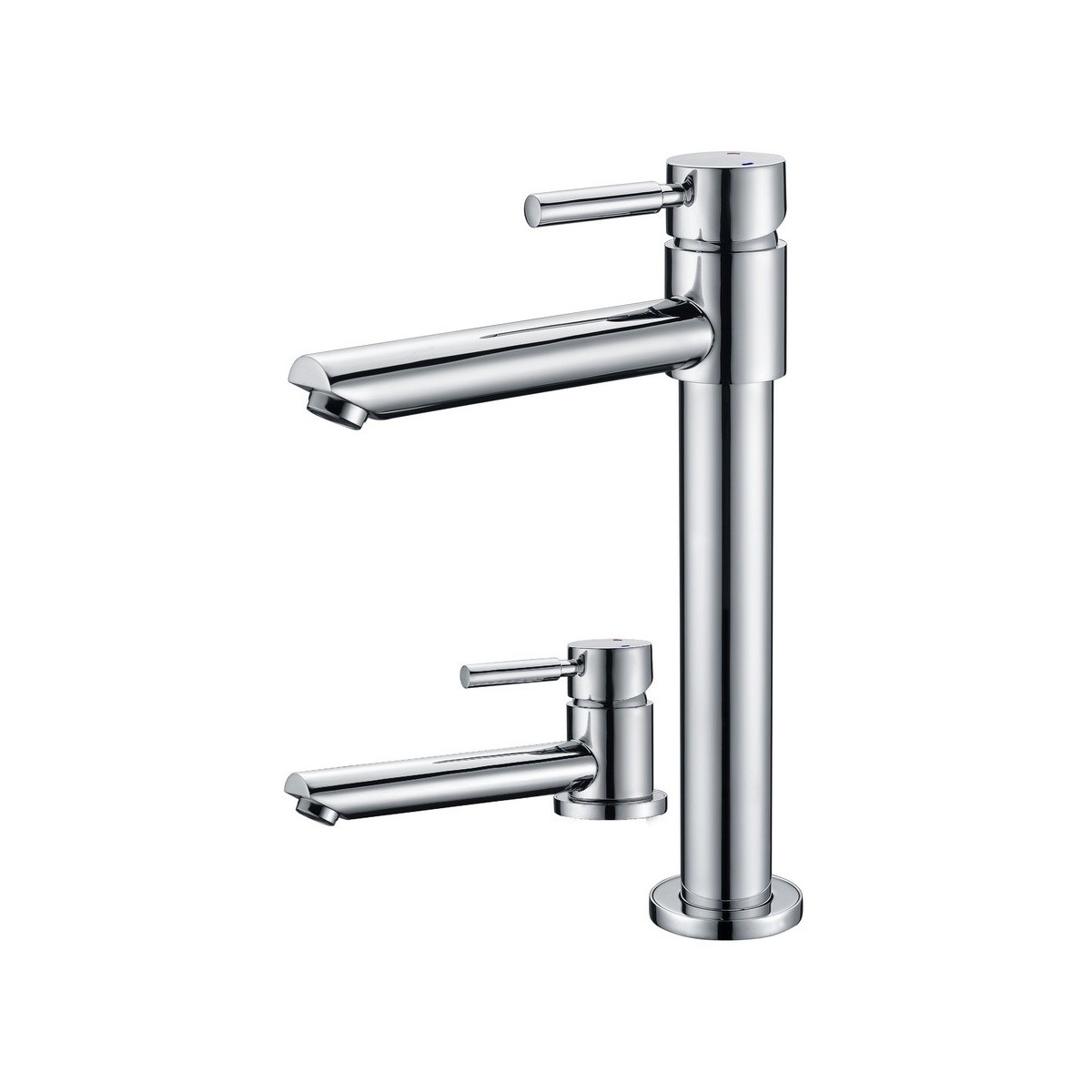 Mitigeur évier télescopique DOLO spécial sous-fenêtre hauteur totale 30 cm replié 9 cm - THEWA DOL11SCOPE 