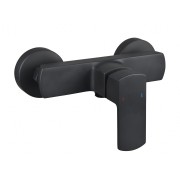 Mitigeur pour douche DOUR noir poignée verticale entraxe 150 mm - THEWA DOU21N 