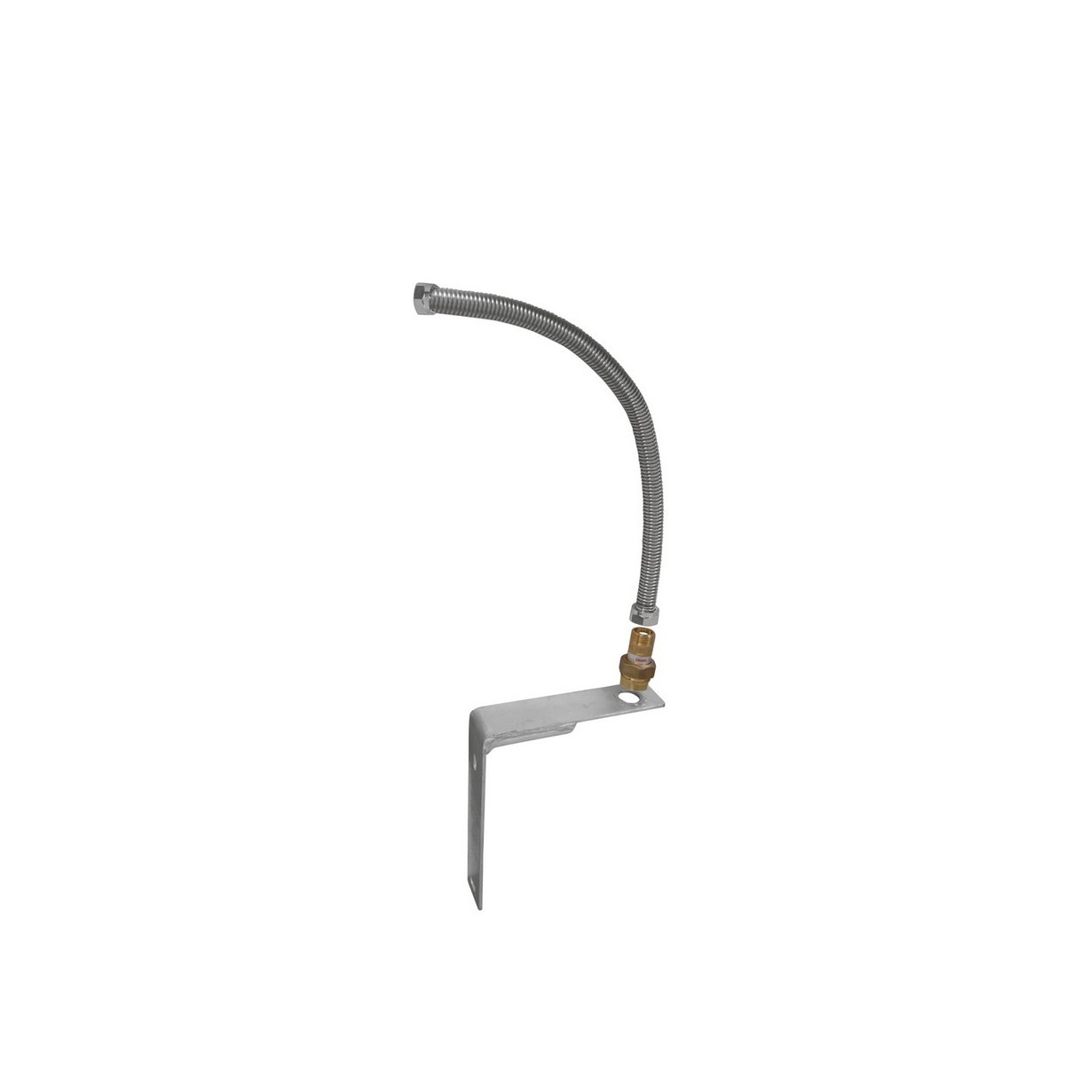 Kit de pose pour vase d'expansion solaire 3/4" flexible inox support et raccord rapide - THERMADOR KMVS 