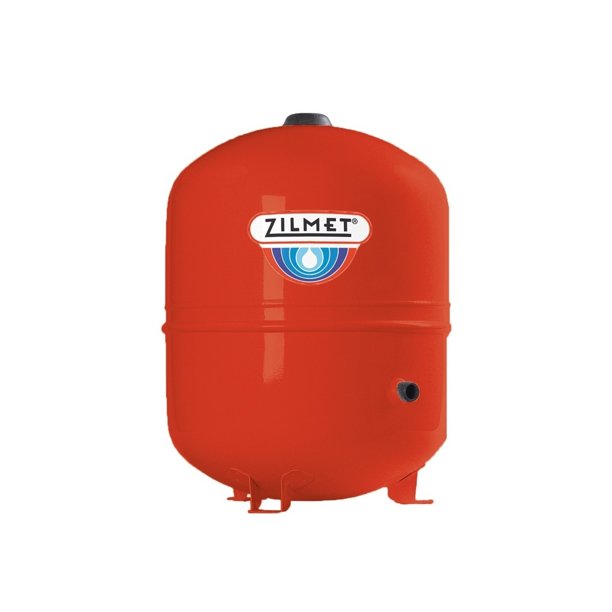 Vase d'expansion fermé à membrane 250 L sur socle rouge 2,5 bar chauffage solaire - THERMADOR V250S 