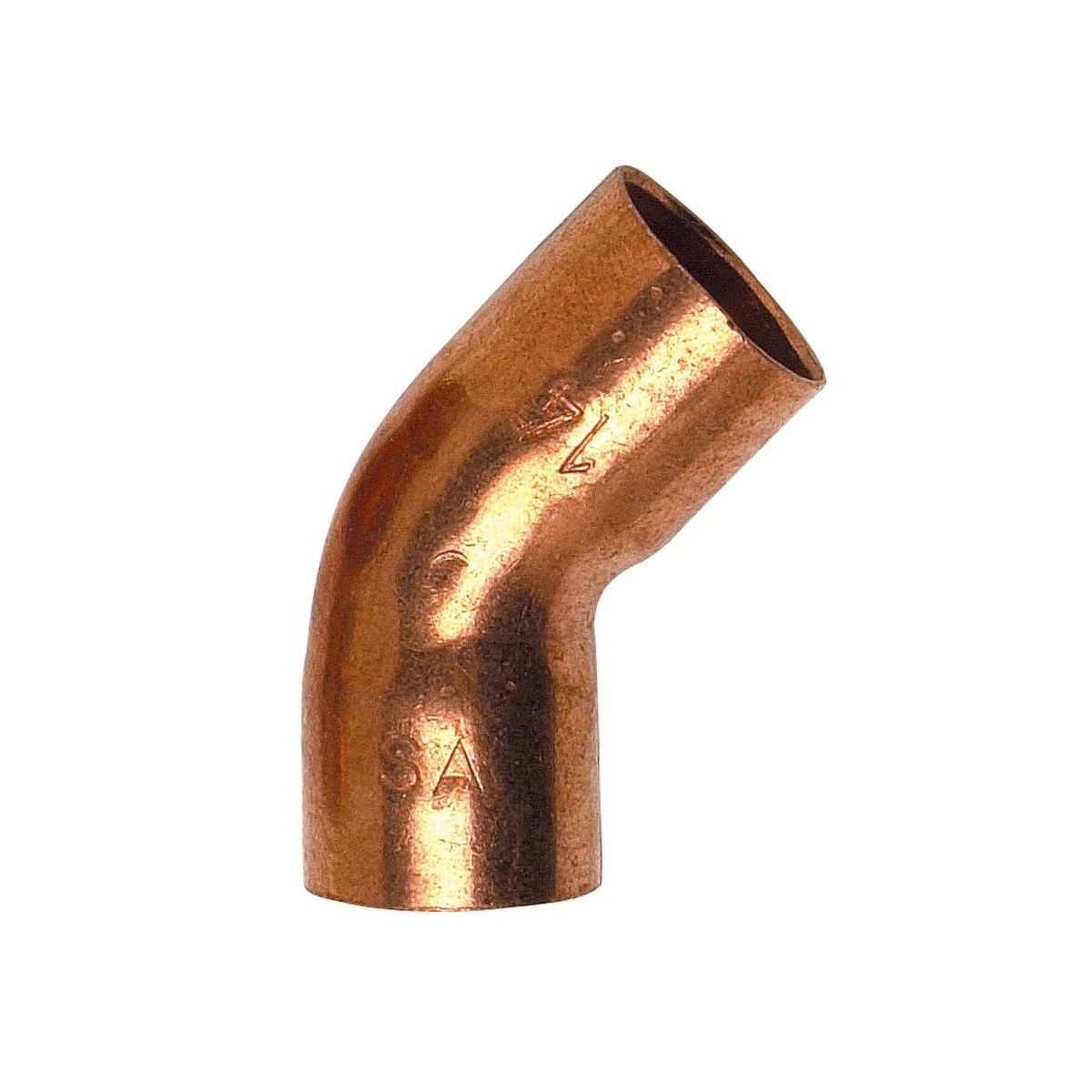 Courbe 45° femelle-femelle cuivre à souder Ø15 mm - THERMADOR 504115 