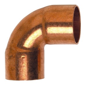 Courbe 90° petit rayon femelle-femelle cuivre à souder Ø32 mm - THERMADOR 509032 