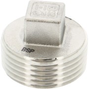 Bouchon mâle tête carrée inox 1"1/4 pour ballon inox - THERMADOR 290I33 