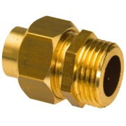 Union droit à portée plate 331GCU femelle à souder Ø22 - mâle à visser 3/4" - THERMADOR 331GC2220 