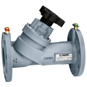 Vanne d'équilibrage manuelle à brides DN250 fonte Kvs 1188 m³/h avec débitmètre - THERMADOR 130253 