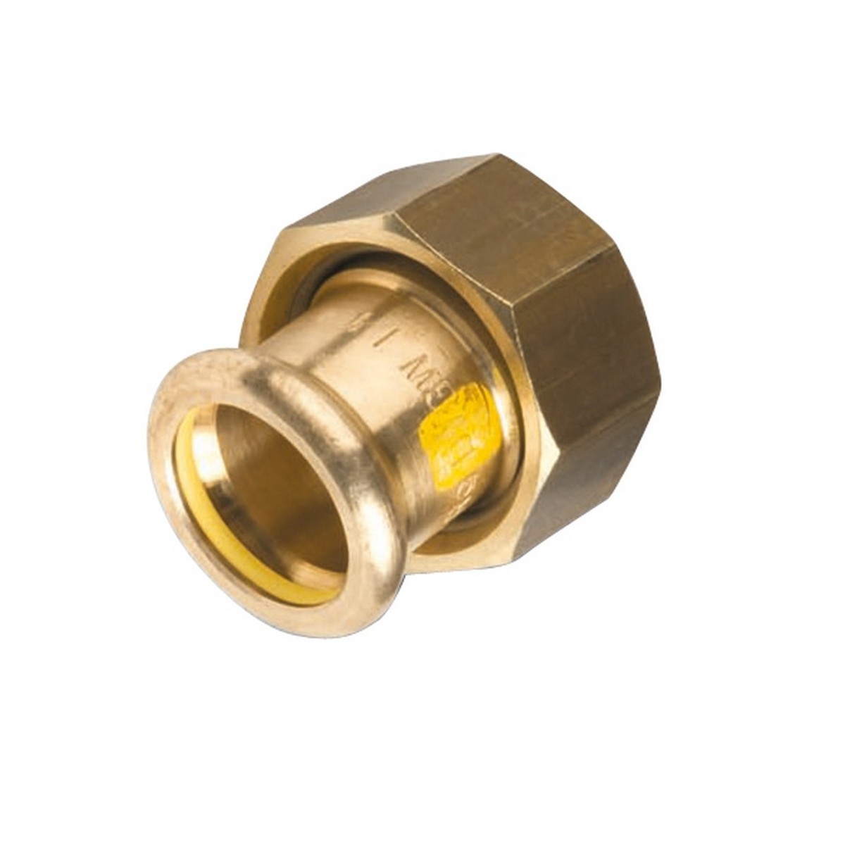 Raccord 2 pièces laiton pour compteur gaz Ø54 - THERMADOR 1330JPC54 