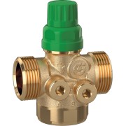 Vanne PICV FLOWMATIC sans prise de pression 3/4" mâle-mâle 0,08-0,4 m³/h laiton - THERMADOR 145444H40 