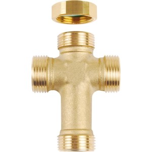 Croix pour kit mitigeur KMIX 3/4" mâle avec bouchon et joint - THERMADOR 180KCE 