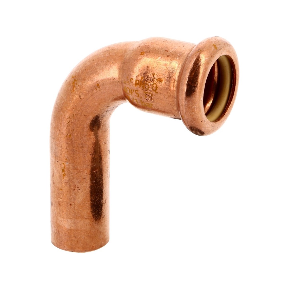 Coude à sertir 90° mâle-femelle 10001A Ø16 pour tube cuivre gaz - THERMADOR 10001A16 