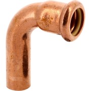 Coude à sertir 90° mâle-femelle 10001A Ø54 pour tube cuivre gaz - THERMADOR 10001A54 