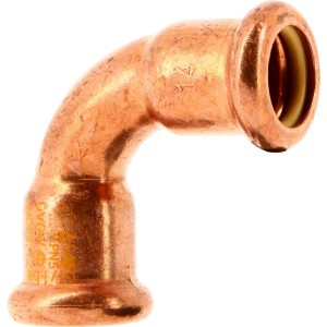 Coude à sertir 90° femelle-femelle 10002A Ø35 pour tube cuivre gaz - THERMADOR 10002A35 