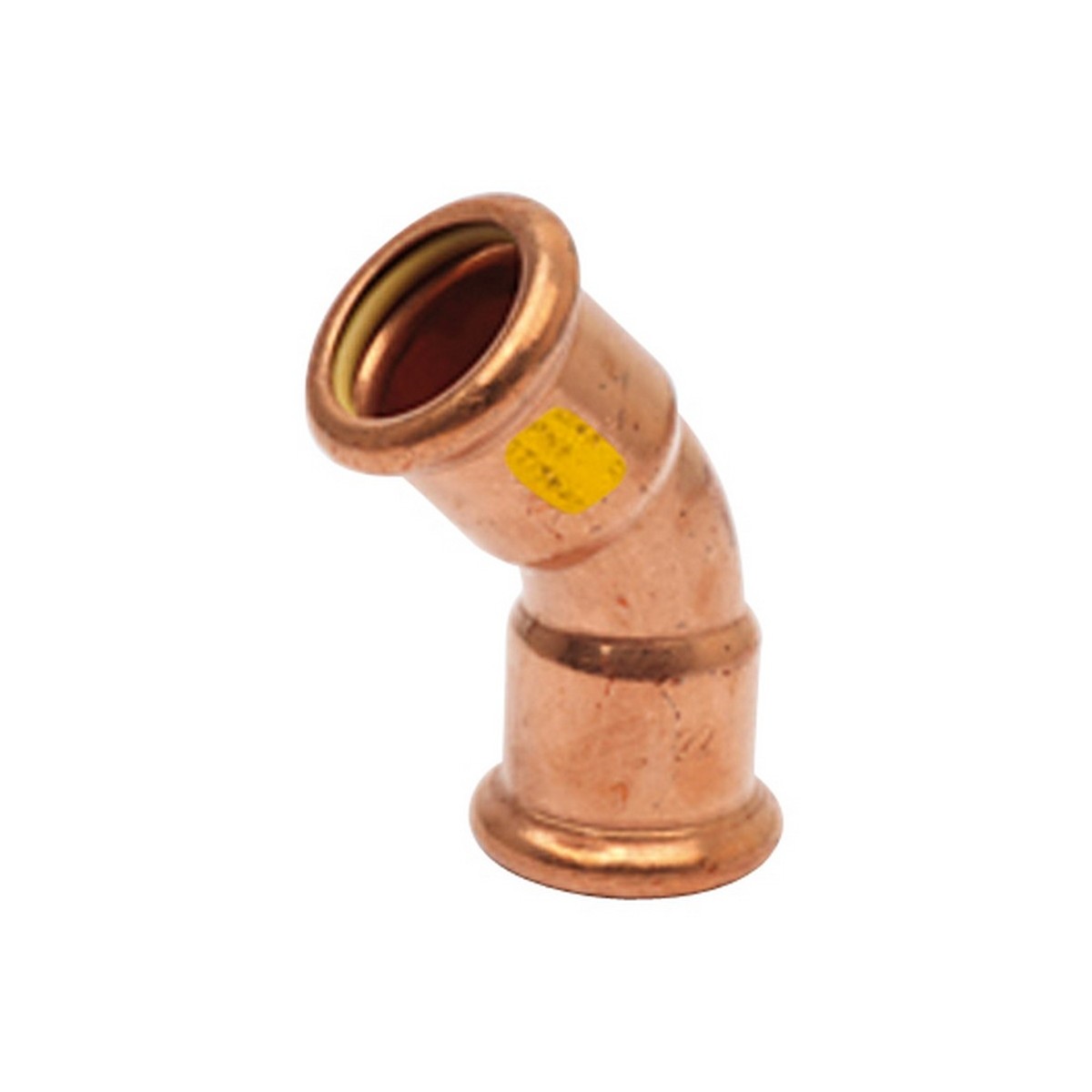 Coude à sertir 45° femelle-femelle Ø42 pour tube cuivre gaz - THERMADOR 1004142 