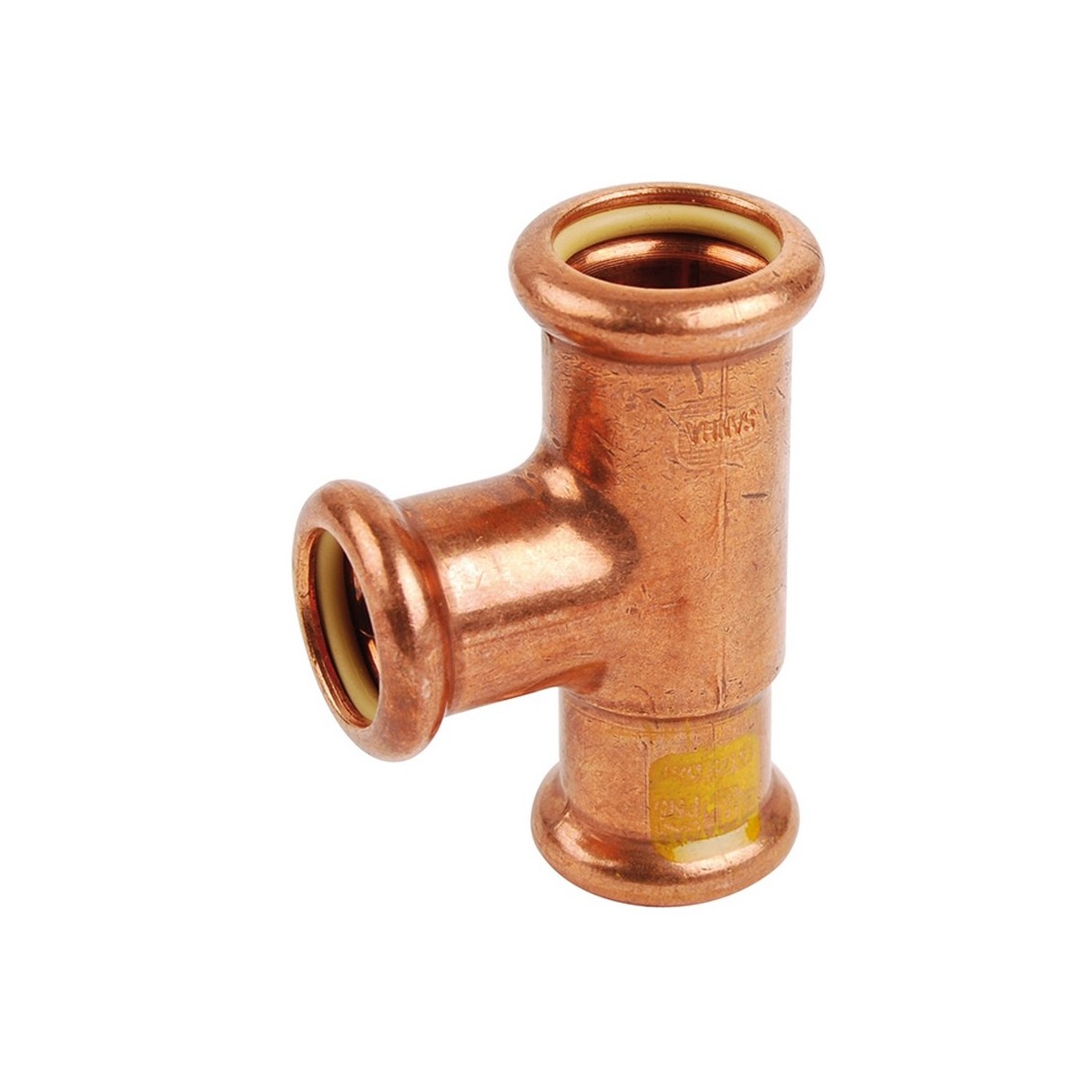 Té à sertir réduit 3 femelles 28/22/28 pour tube cuivre gaz - THERMADOR 10130282228 