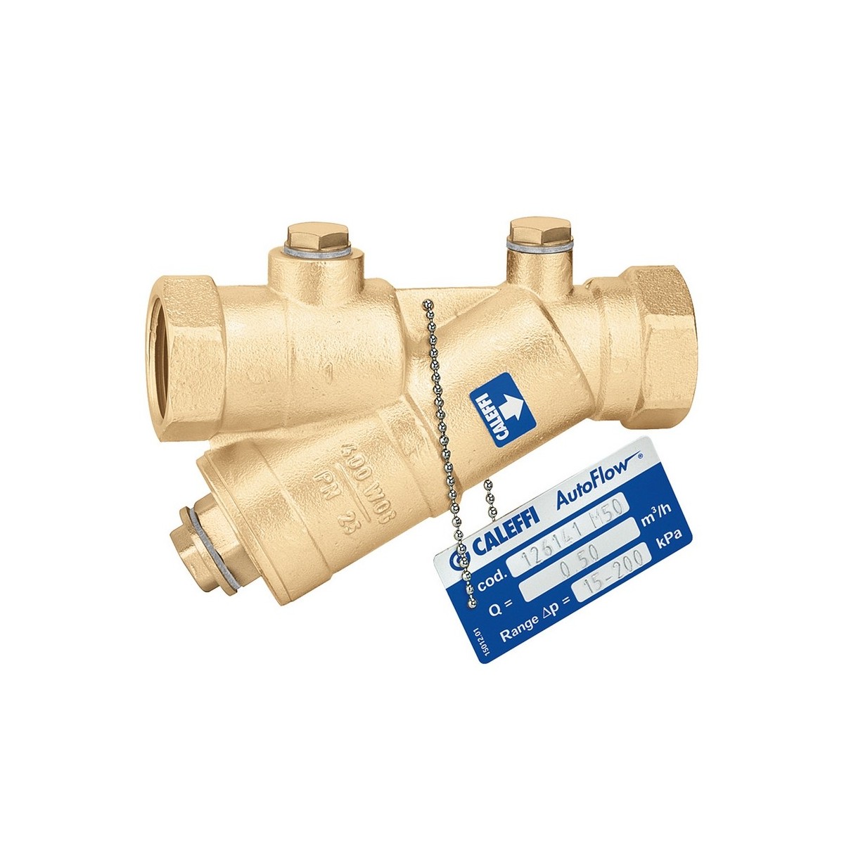 Stabilisateur de débit AUTOFLOW 126 en Y corps 1/2" 0,70 m³/h laiton - THERMADOR 126141M70 