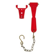 Marteau brise-glace rouge avec support et chaînette - THERMADOR MBG 