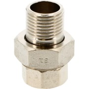 Raccord union 3/4" mâle-femelle 3 pièces à visser avec joint sphéro-conique nickelé - THERMADOR RU20N 