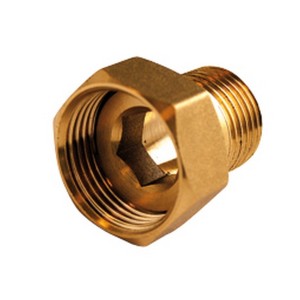 Raccord union laiton 2 pièces à portée plate femelle-mâle 3/4" - 1/2" - THERMADOR ZRU2015 