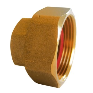 Raccord union laiton 2 pièces à portée plate femelle-femelle 1" - 1/2" - THERMADOR ZRU2615F 