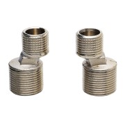 Raccord excentré 10 mm avec joint et rosace mâle-mâle 15/21 - 20/27 - THEWA RACSTD 
