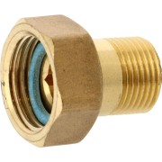 Raccord 2 pièces joint plat pour vanne V145 1/2" femelle x 3/8" mâle - THERMADOR ZR145F15M12 