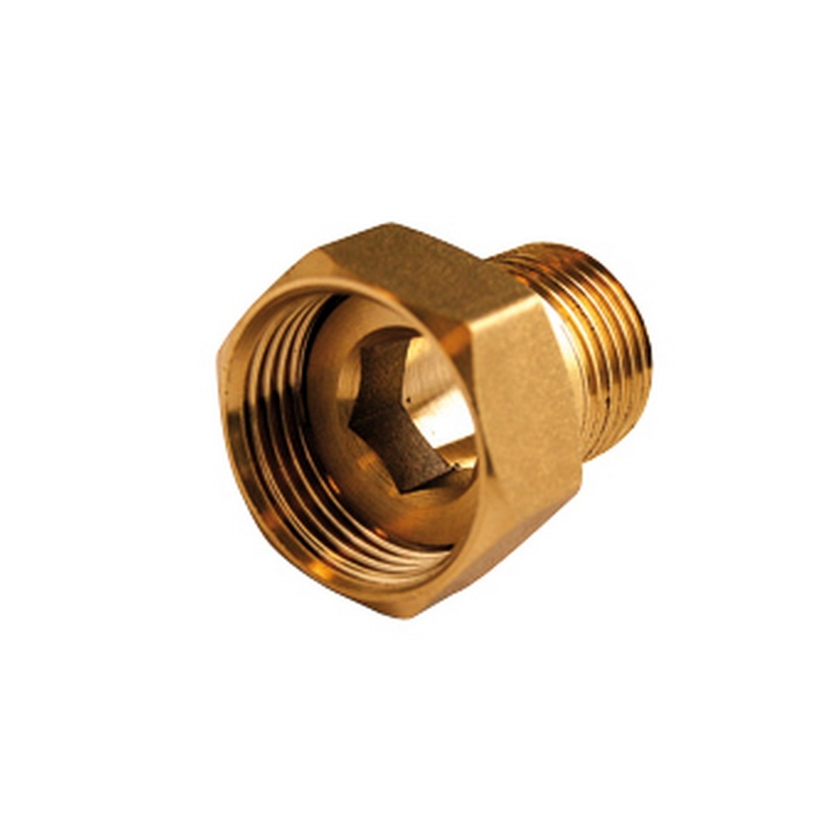 Raccord union laiton 2 pièces à portée plate femelle-mâle 3/4" - 1/2" - THERMADOR ZRU2015 