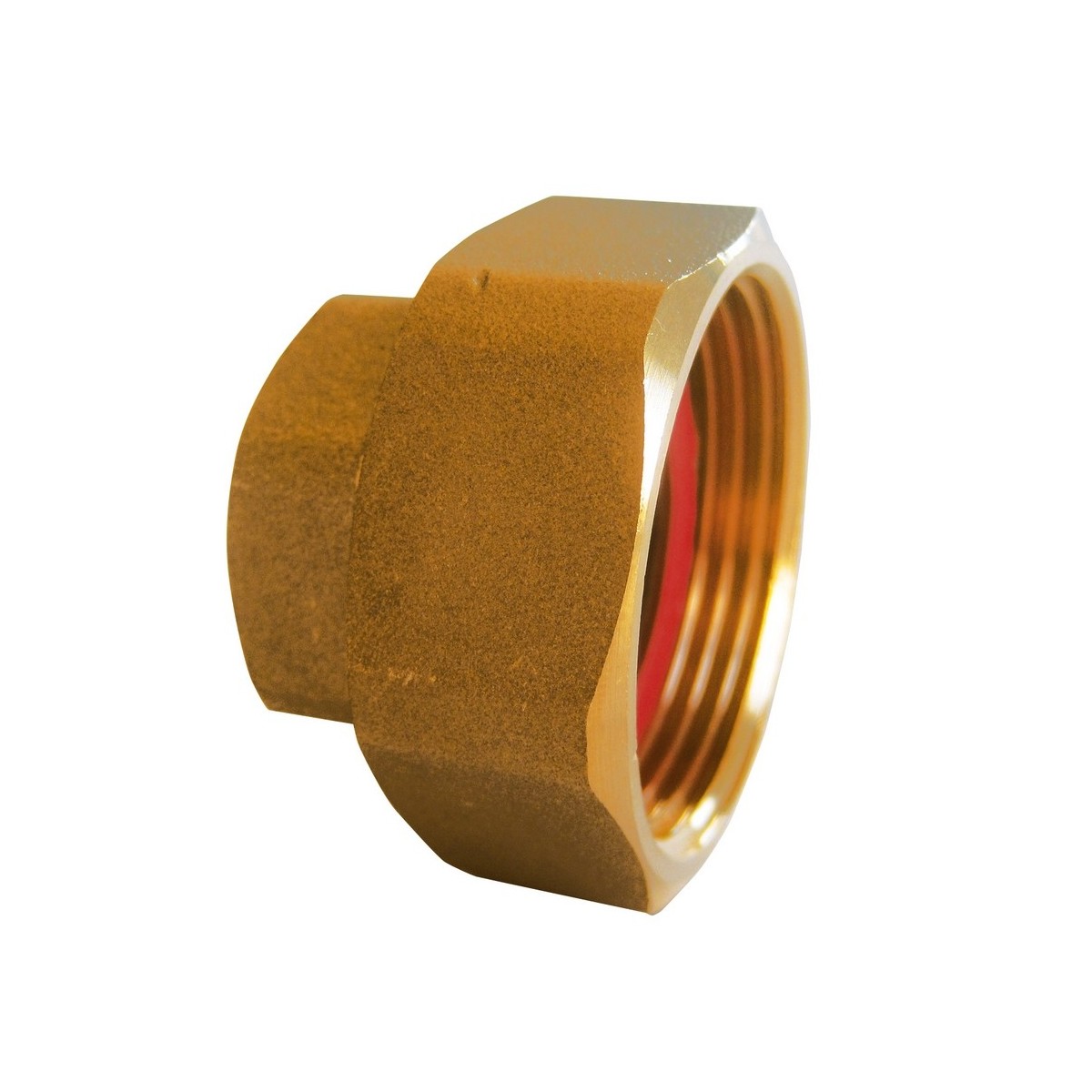 Raccord union laiton 2 pièces à portée plate femelle-femelle 1" - 1/2" - THERMADOR ZRU2615F 