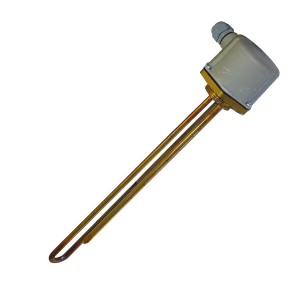 Thermoplongeur 1,5 kW 230V monophasé longueur 370 mm 1"1/4 mâle double thermostat pour STRATOS DR - THERMADOR RESTRATOS 