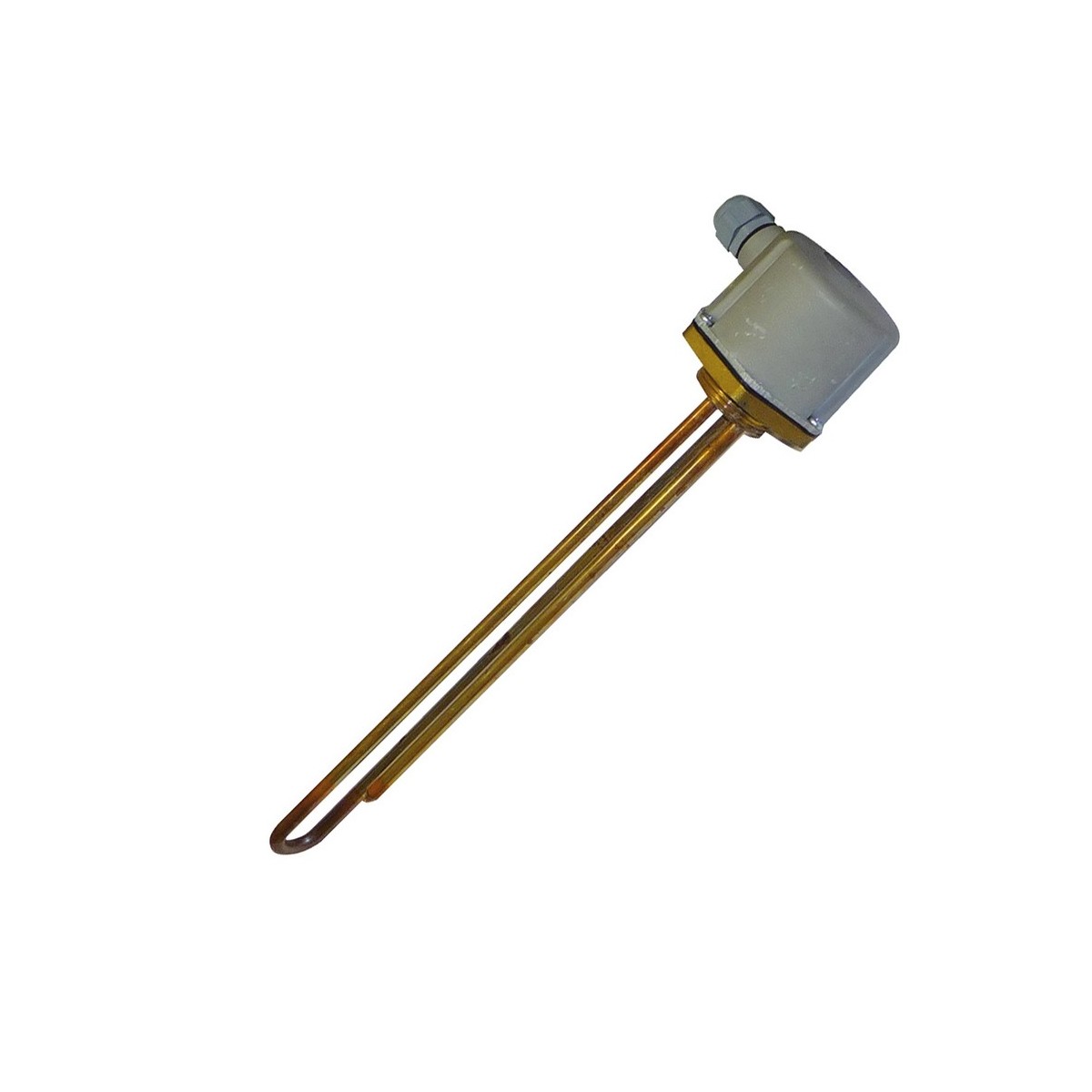 Thermoplongeur 1,5 kW 230V monophasé longueur 370 mm 1"1/4 mâle double thermostat pour STRATOS DR - THERMADOR RESTRATOS 