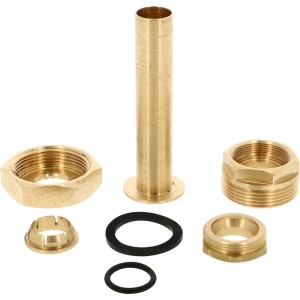 Kit RAPID SERV A rallonge télescopique 40-125 mm pour circulateur 1"1/2 mâle avec deux raccords union 1"1/2 - THERMADOR ZKA 