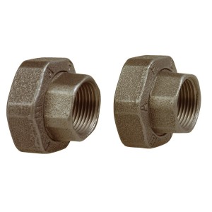 Raccord union en fonte malléable G 1"1/2 - 1" femelle pour circulateur - THERMADOR ZRU26 