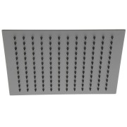 Pomme de douche carrée 300 x 300 mm métal noire - THEWA SF076ANE 