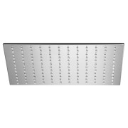 Pomme de douche carrée 250 x 250 mm métal slim chromée - THEWA SF074ACR 