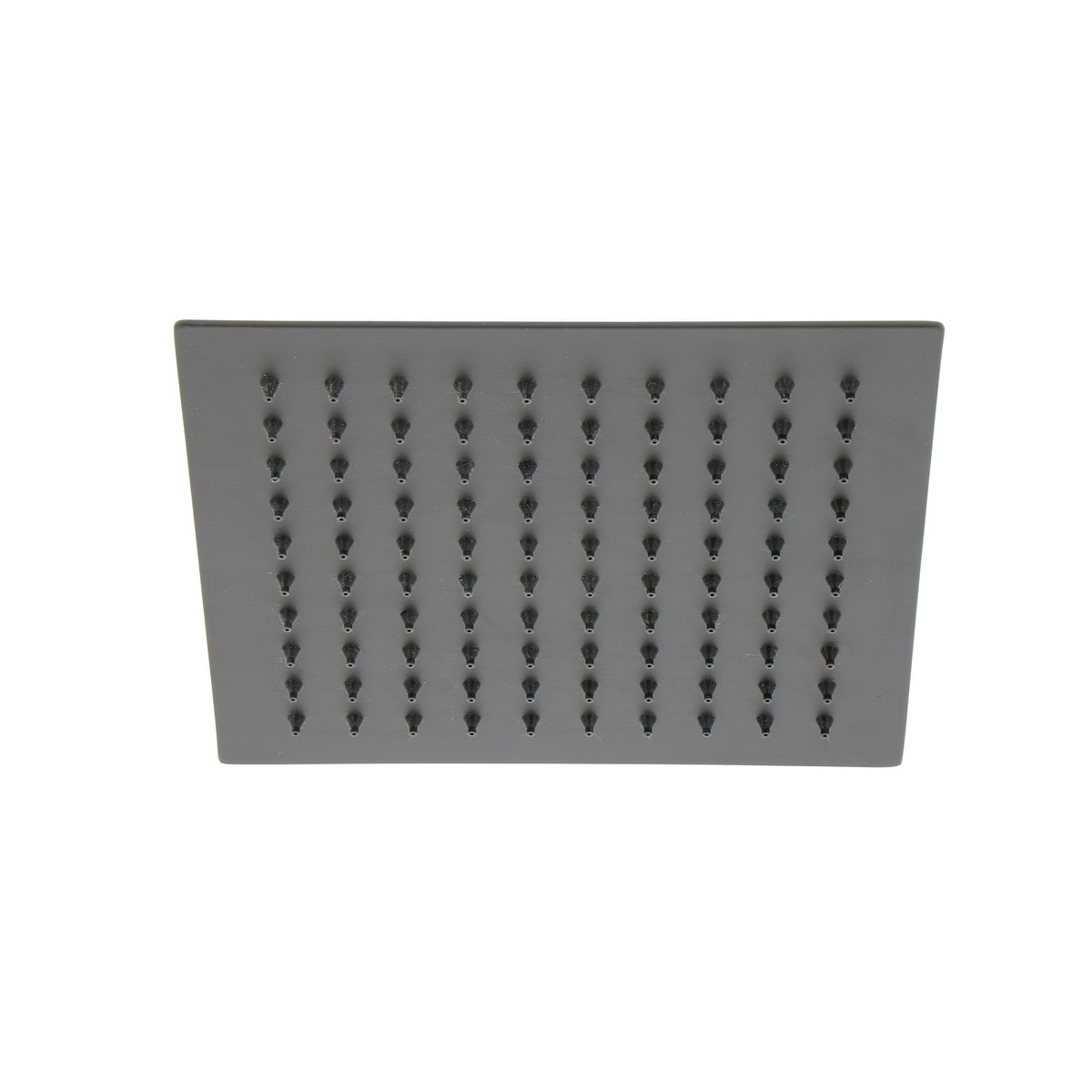 Pomme de douche carrée 200 x 200 mm métal noire - THEWA SF102ANE 