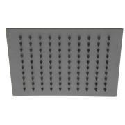 Pomme de douche carrée 200 x 200 mm métal noire - THEWA SF102ANE 