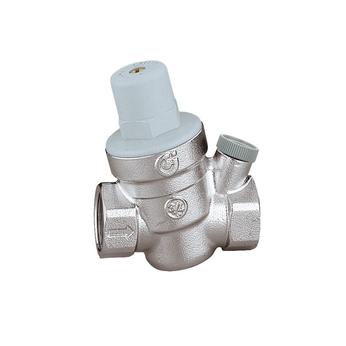 Réducteur de pression 3/4" femelle-femelle avec filtre préréglé 3 bar 40 °C maxi - THERMADOR R53320 
