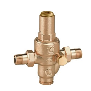 Réducteur de pression laiton 1/2" mâle-mâle préréglé 3 bar Tmax 80 °C - THERMADOR R536015 