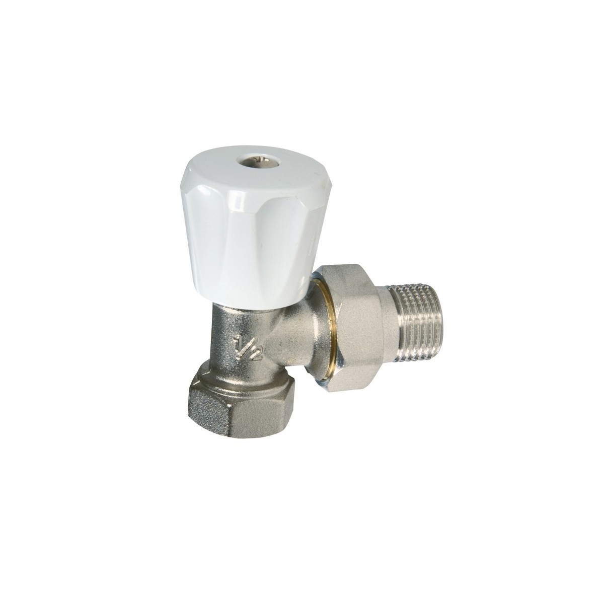 Robinet de radiateur série A 1/2" équerre manuel non thermostatisable - THERMADOR RRA15E 