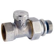 Té de réglage pour radiateur gamme A 1/2" chromé sans joint sur la douille - THERMADOR TR15CH 
