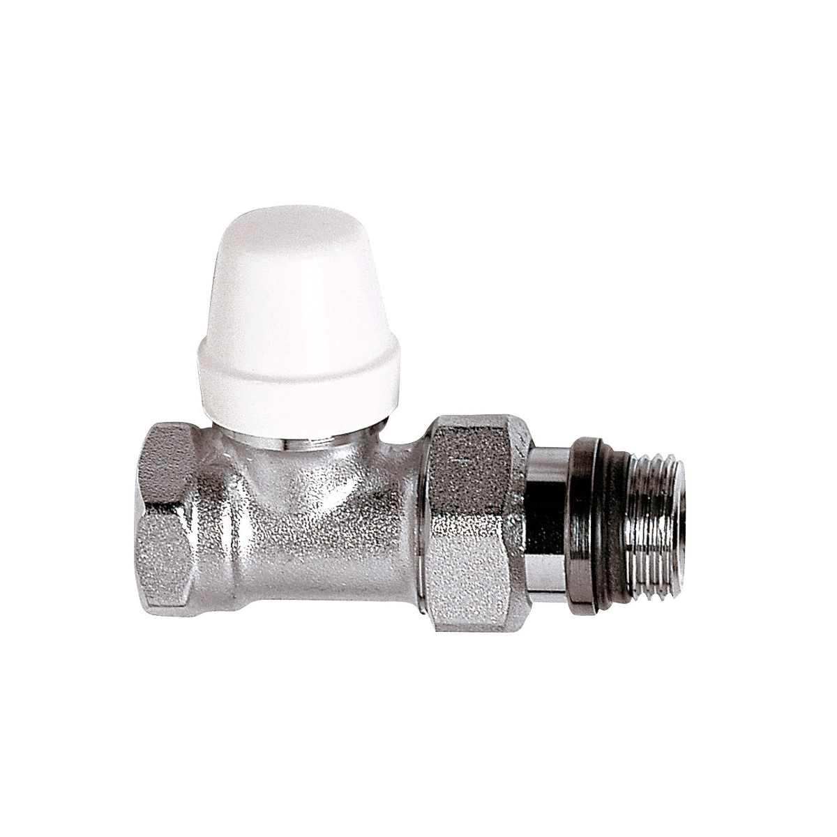 Té de réglage pour radiateur gamme C 3/8" chromé avec douille auto-étanche - THERMADOR TRC12 