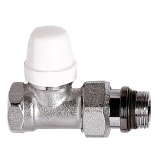 Té de réglage pour radiateur gamme C 3/4" chromé avec douille auto-étanche - THERMADOR TRC20 