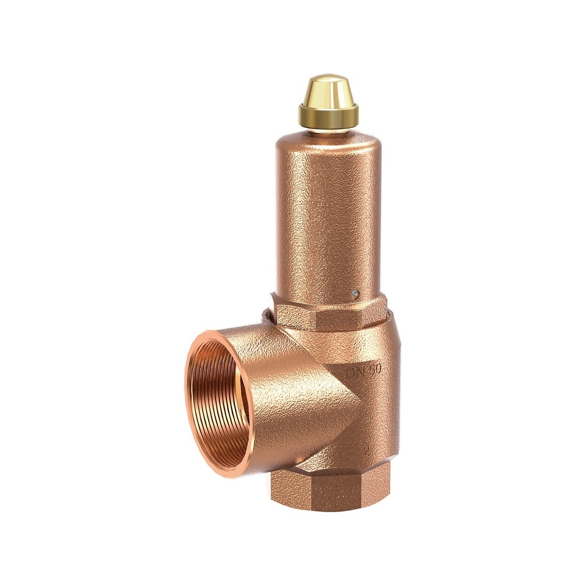 Soupape de sécurité chaufferie 3/4" femelle 8 bar corps bronze échappement augmenté eau et eau glycolée - THERMADOR SCB20T8 
