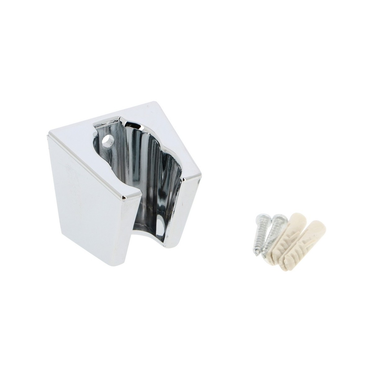 Support de douchette mural en ABS chromé avec vis de fixation - THEWA UDE27SUPCR 