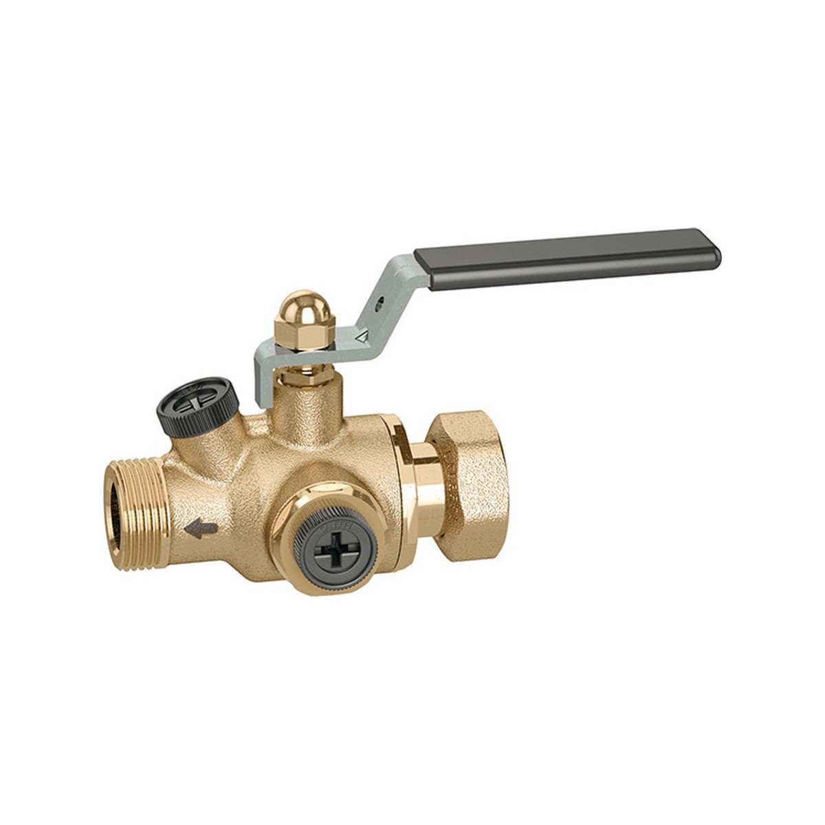 Vanne à sphère avec clapet extractible mâle 3/4" et écrou tournant femelle 3/4" ACS PN10 - THERMADOR VSCE20FM 