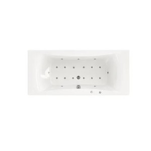 Baignoire balnéo CONCERTO 200x95 cm KINEDO BCON295BDSMD1 - Vitahabitat