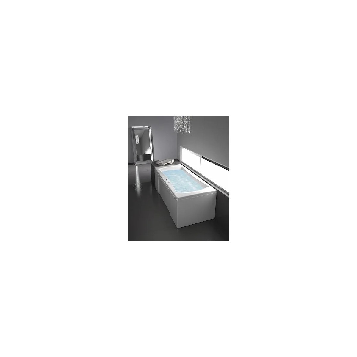 Baignoire balnéo CONCERTO 200x95 cm KINEDO BCON295BDSMD1 - Vitahabitat