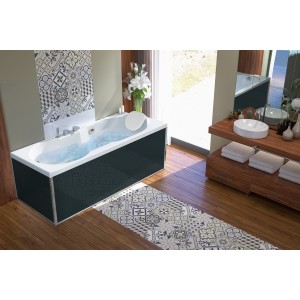 Baignoire ROMANZA 160x70 cm tête à droite sans système balnéo - KINEDO BROH160BDXXXX 