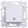Bouton poussoir Essensya VMC Titane - HAGER - WE049T