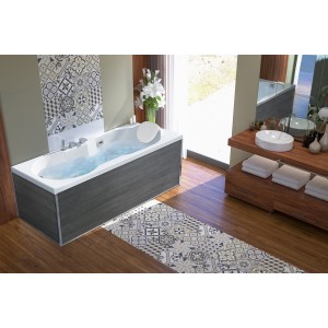 Baignoire balnéo ROMANZA 170x75 cm tête à droite STAR MIXTE DIGIT - KINEDO BROH775BDSMD1 